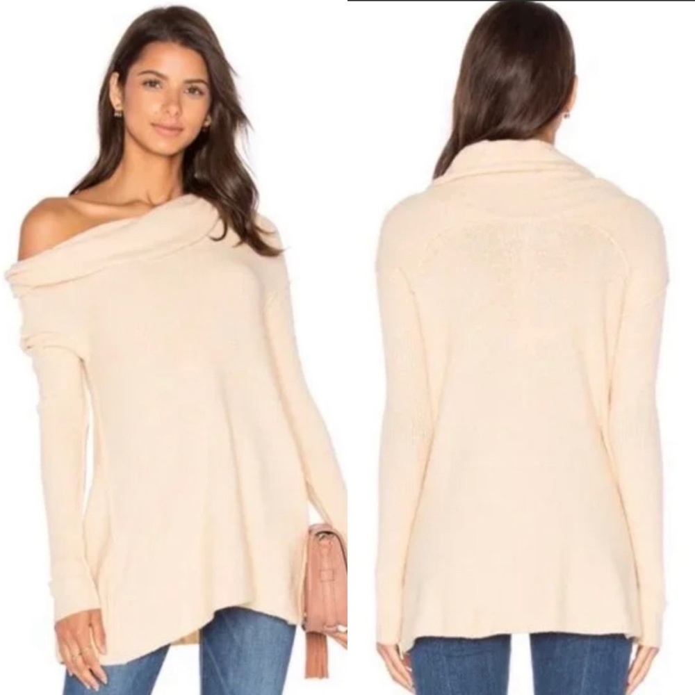 Free People Strawberry Fields Sweater in Cream